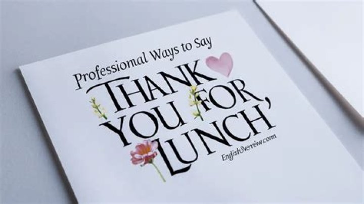 Discover The Art Of Crafting Irresistible "Thank You For Lunch" Notes!