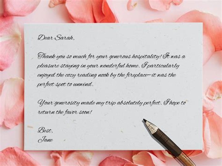 Discover The Art Of Crafting Irresistible Thank-You Notes For Staying At Someone's House