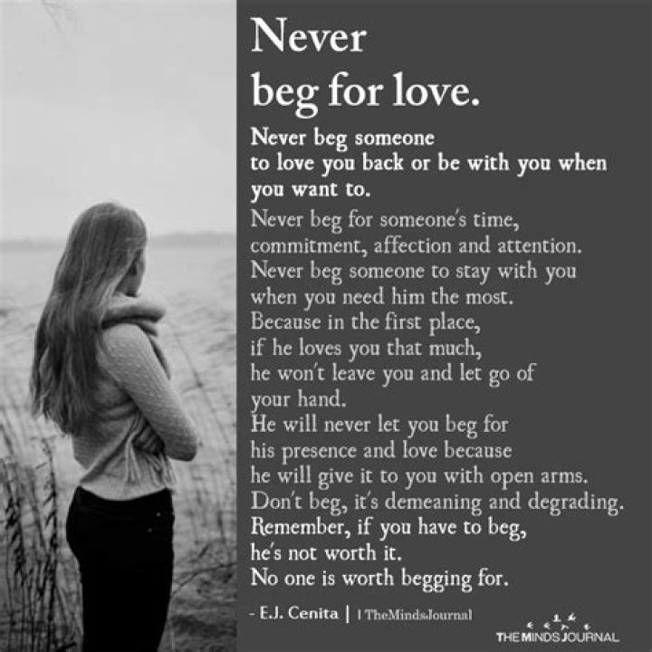 Exploring Quotes On Begging For Love