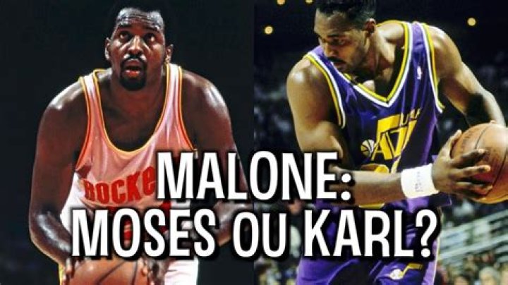 Karl Malone And Moses Malone