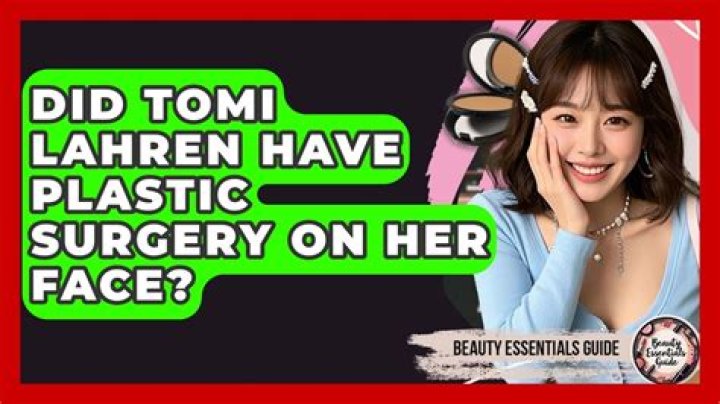 The Ultimate Guide To Tomi Lahren's Plastic Surgery: Uncovering The Truth