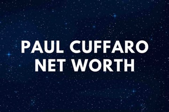 Unveiling Paul Cuffaro's Net Worth: Discoveries And Insights