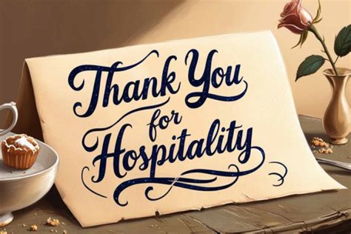Unveiling The Profound Meaning Behind "Thank You For The Hospitality"